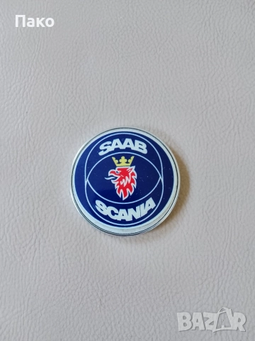 Емблема с лого Saab Scania