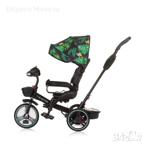 Chipolino Триколка със сенник Be Active джунгла, снимка 2 - Детски велосипеди, триколки и коли - 51951839