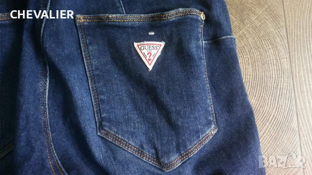 GUESS Skinny MID Curve X Stretch Womens Jeans Размер 26 дамски еластични дънки 3-67, снимка 5 - Дънки - 50449162