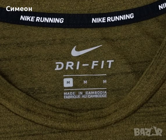 Nike DRI-FIT оригинална тениска M Найк спортна фланелка, снимка 3 - Спортни дрехи, екипи - 41485371
