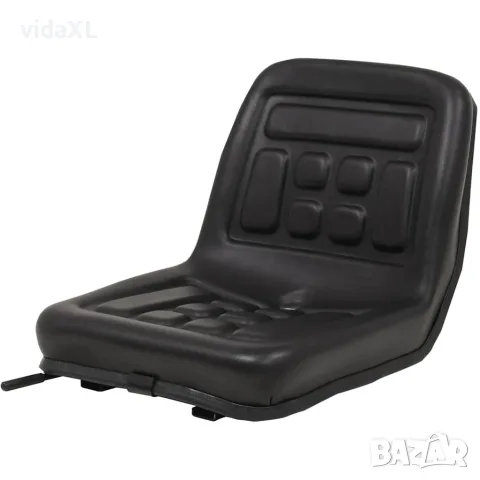 vidaXL Универсална седалка за трактор, черна(SKU: 142317)