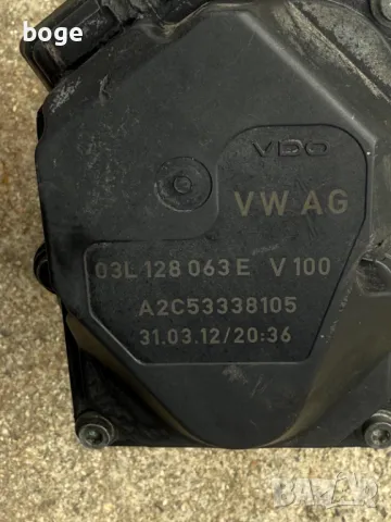 Дросел клапа 03L 128 063 E   -  AUDI, VW, SKODA,SEAT 2.0 TDI, снимка 3 - Части - 49886675