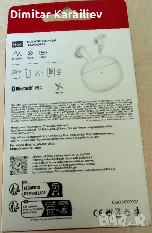 Безжични слушалки TCL Moveaudio Neo, снимка 2 - Bluetooth слушалки - 49808988