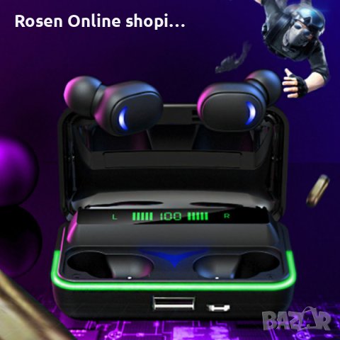 Безжични слушалки E10 МiPods V5.3 с LED дисплей и изискан дизайн ,Промо цена!, снимка 1