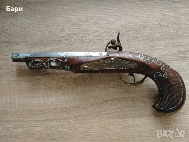 Стар Кремъчен Пищов , Пистолет, Кремъклия, снимка 2 - Колекции - 53184263