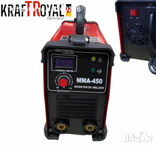 Инверторен електрожен 450А KRAFT ROYAL водоустойчив, снимка 2 - Други машини и части - 52104381