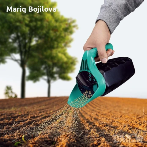 Ръчна сеялка – Лесен и ефективен начин за разпръскване на семена, снимка 4 - Други стоки за дома - 49135298