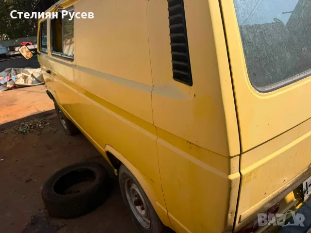 vw  t3 transporter diesel  , без документи / цял за части -цена 650 евро -бракуван и се продава цял , снимка 2 - Бусове и автобуси - 55843290