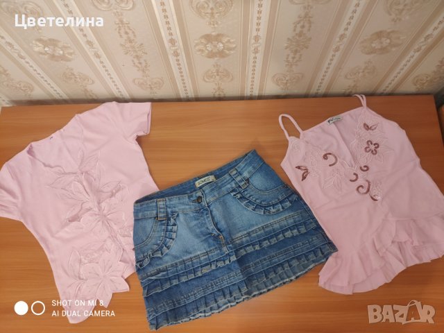 Летни дамски дрехи размер S/M, снимка 11 - Тениски - 36820605