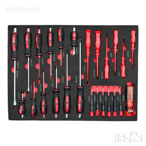 Шкаф с инструменти с 6 чекмеджета – 4 пълни Hawek, снимка 7 - Други инструменти - 52242479