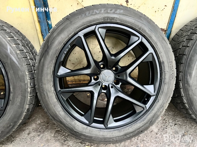 Оригинални джанти от Мерцедес G Klassa 21ц с зимни гуми, снимка 4 - Гуми и джанти - 51915508