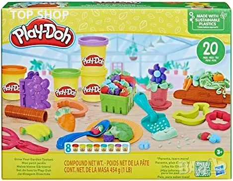 Детски комплект Play-Doh градина цветя пластелин играчка игра дете, снимка 2 - Конструктори - 49307261