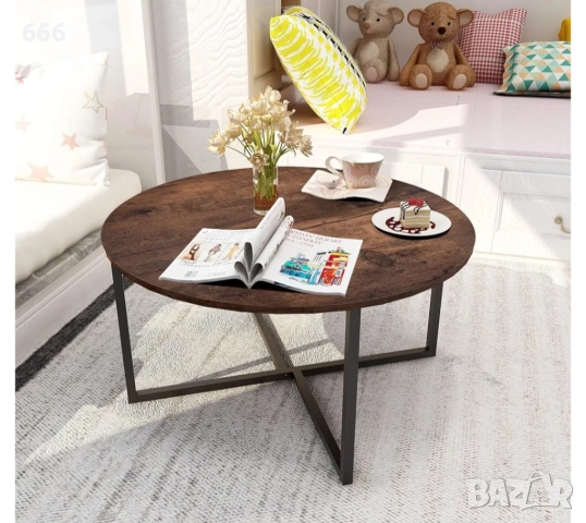 Кръгла масичка за кафе, снимка 2 - Маси - 52930021