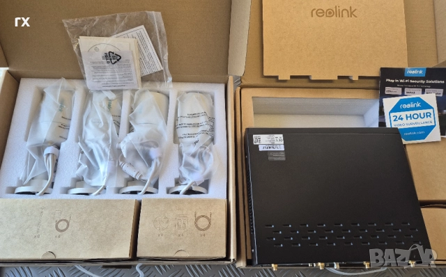 Reolink NVR с 4бр. 4k безжични камери Wifi 6 -комплект RLK12-800WB4, снимка 2 - Комплекти за видеонаблюдение - 52270893