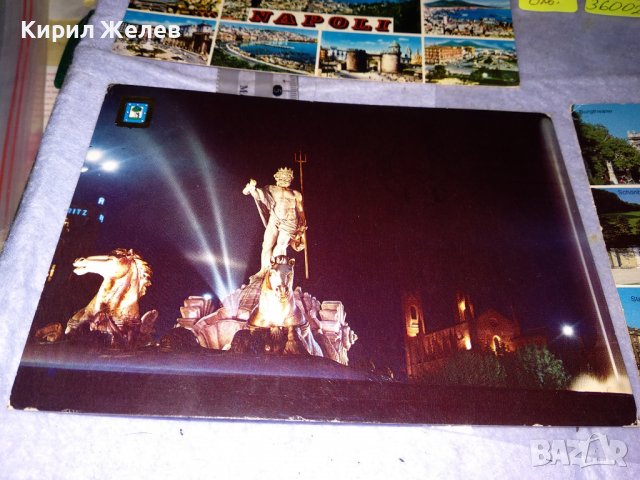 ЛОТ 4 СТАРИ ПОЩЕНСКИ КАРТИЧКИ - ГРАДОВЕ МОСКВА ВИЕНА НЕАПОЛ МАДРИД с ПОЩЕНСКИ МАРКИ 36002, снимка 6 - Филателия - 39425267