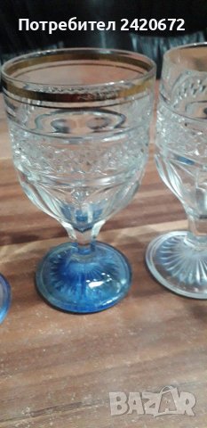 Ретро  чаши,кристал,позлата.мурано, снимка 16 - Чаши - 39909704