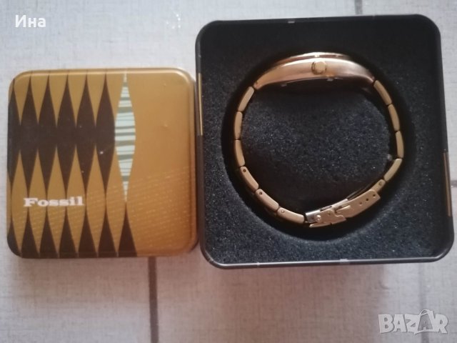 Fossil blue водоустойчив дамски часовник като нов голям, снимка 3 - Дамски - 41630406