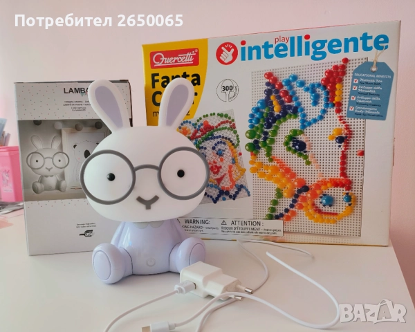 Комплект детска лампа с USB и игра МОЗАЙКА!