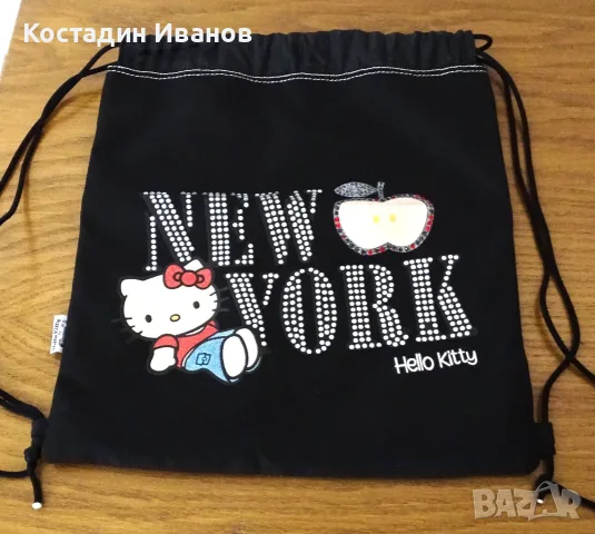 Hello Kitty New York текстилна раница