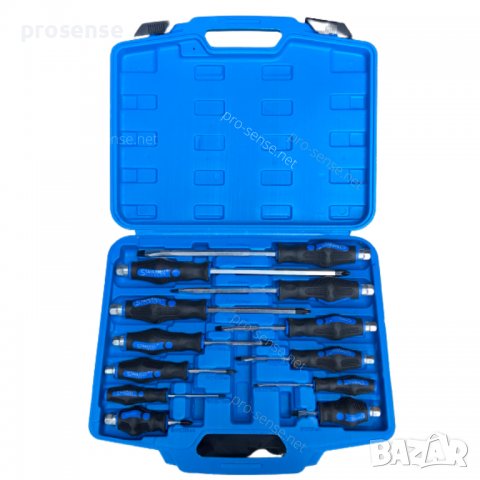 Ударни Отвертки Прави и Кръстати в куфар 12 части StahlMayer, снимка 2 - Аксесоари и консумативи - 39536095