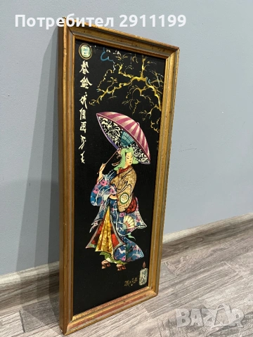Картина с гейша, 2 бр., снимка 6 - Картини - 53395090