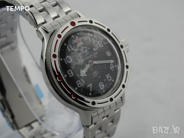 ВОСТОК АМФИБИЯ АВТОМАТИЧЕН- "ТАНК" ref: 420306, снимка 7 - Мъжки - 43312647