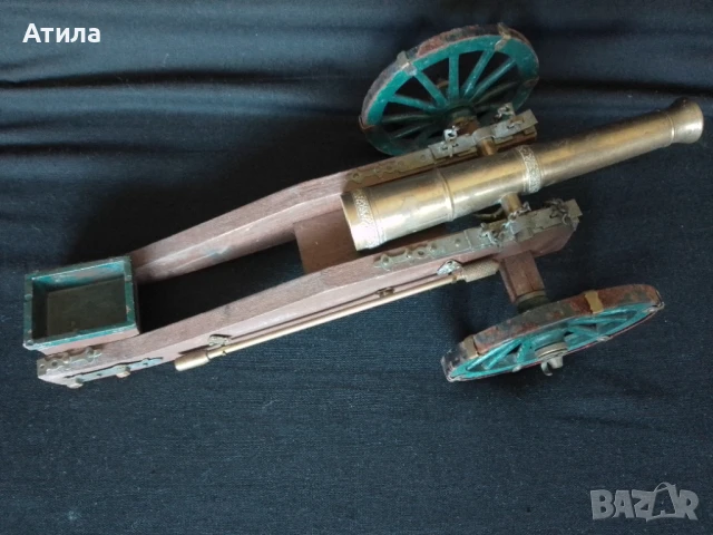 оръдие 24/12 см бронз , снимка 3 - Декорация за дома - 51283699