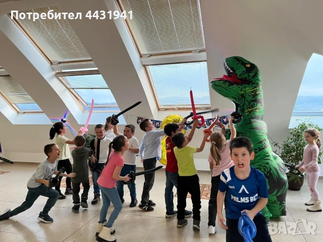 Динозавърско парти - Атракция / Шоу с Динозавър, снимка 3 - Аниматори, танцьори, статисти… - 49915077