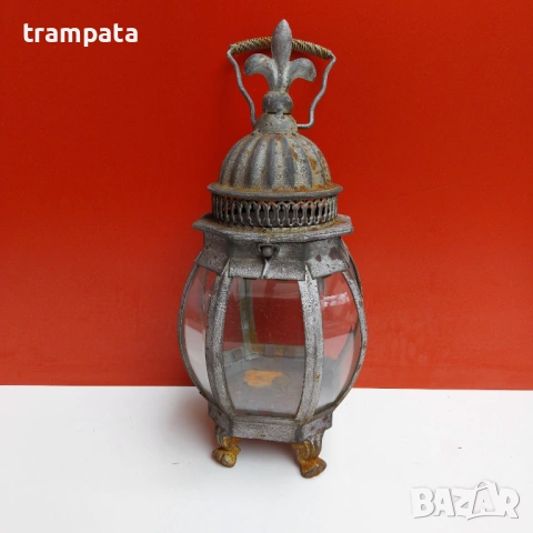 НАЙ ДОБРАТА ОФЕРТА Метална лампа/свещник 
