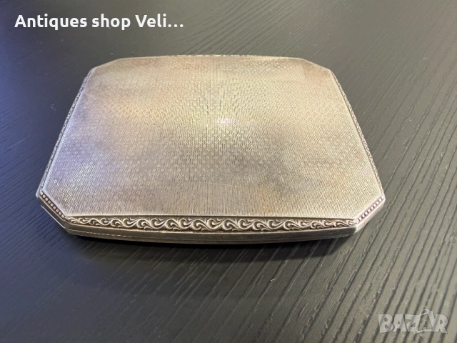 Сребърна табакера №7942 , снимка 3 - Колекции - 53810990