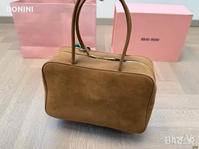 Miu Miu Beau дамска чанта от естествена кожа, снимка 7 - Чанти - 55891656