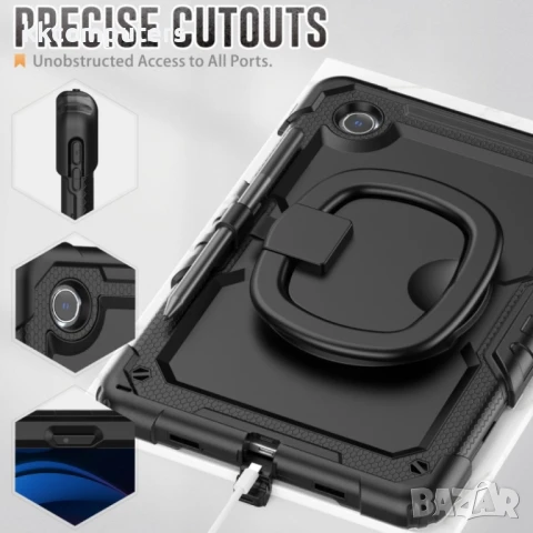 Lenovo Tab M11 /Xiaoxin Pad 2024 Handle Silicone/ Hydric PC Удароустойчив Калъф и Протектор, снимка 5 - Калъфи, кейсове - 51040558