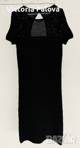 Прекрасна плътна черна рокля