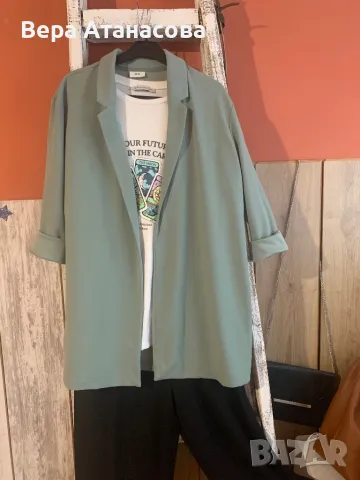 🍍🍍🍍 Ежедневен блейзър в цвят мента🍋, снимка 3 - Сака - 49742640