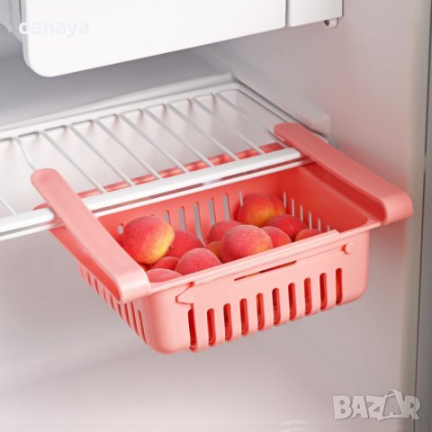 4060 Разтегателна етажерка за хладилник органайзер, снимка 2 - Органайзери - 42297410
