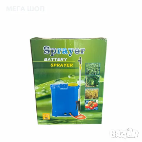 Мощна и удобна акумулаторна пръскачка с батерия 16L – за градина, оранжерия и земеделие, снимка 2 - Градинска техника - 50313215