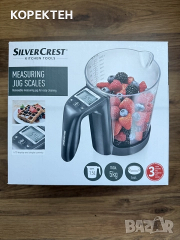 Дигиталната мерителна чаша/кана SilverCrest Чисто Нова Неизползвана