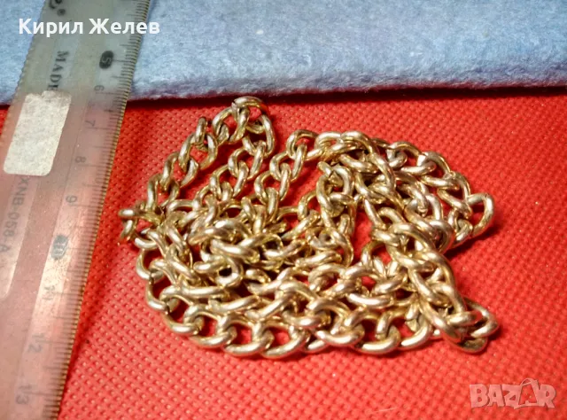 ПОЗЛАТЕН САТР ЛАНЕЦ КЛАСИЧЕСКА КРАСИВА ПЛЕТКА ВЕРИЖКА за ВРАТ 47389, снимка 5 - Колиета, медальони, синджири - 47316679