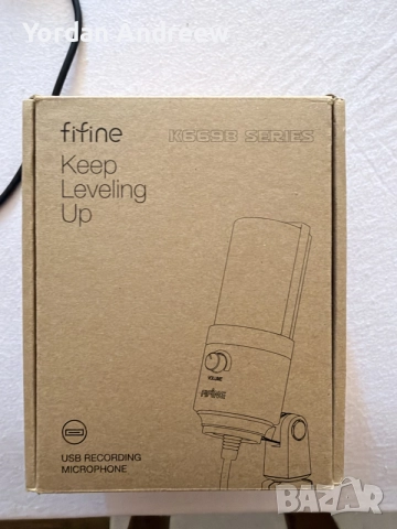 микрофон за компютър Fifine , снимка 4 - Микрофони - 56157919