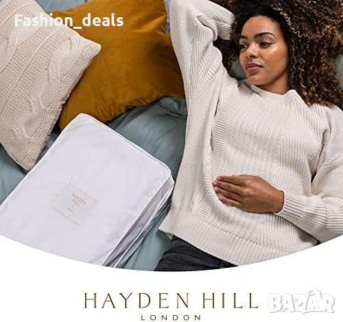 Нова Луксозна памучна чанта за съхранение на дрехи пуловери спално бельо/Органайзер, снимка 5 - Други стоки за дома - 41518815