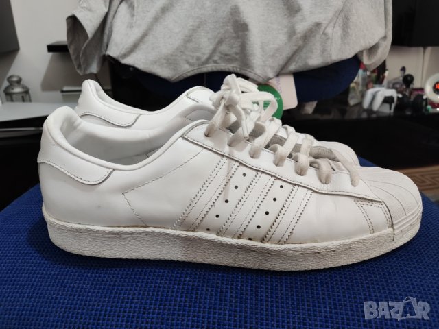 кожени маратонки Adidas Superstar 80s, снимка 4 - Маратонки - 41260382