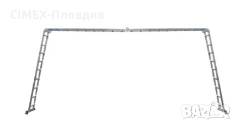 Мултифункционална алуминиева стълба - 10,40 м., (4х9)