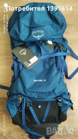Osprey Kestrel 38 Loch Blue M/L, снимка 4 - Раници - 41904941