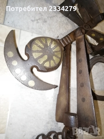 Кантари паланзи от възрождението, ръчно ковани от различни майстори в различни времена, с полумесец , снимка 15 - Антикварни и старинни предмети - 33331498