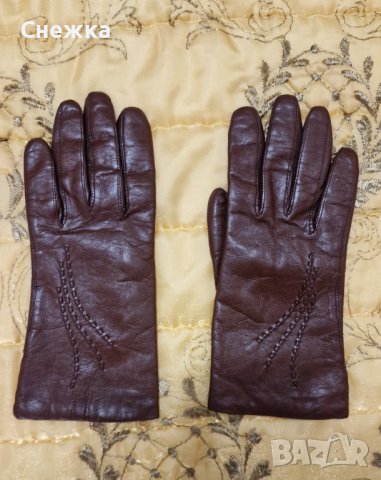 Дамски кожени ръкавици, снимка 1 - Ръкавици - 38652804
