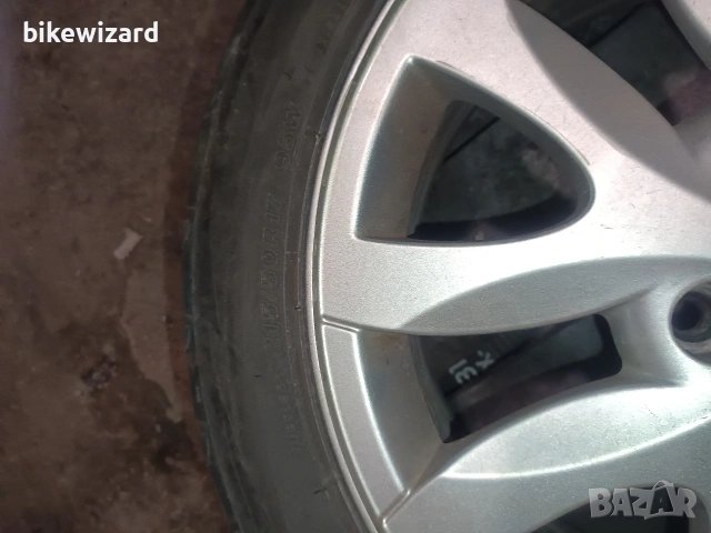 Джанти с летни гуми Firestone 215 50 17 цола 5 х114.3 66.1 централен, снимка 9 - Гуми и джанти - 53102279
