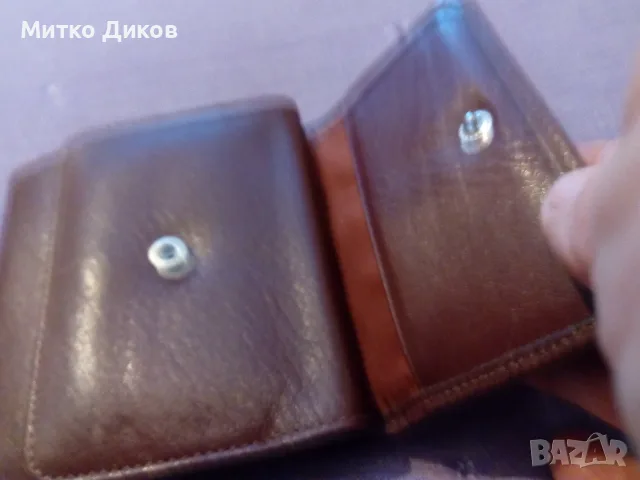 Портфейли 1965г нов 83х80мм- GD 125х100мм и дамско винтидж естествена кожа, снимка 10 - Портфейли, портмонета - 55991961