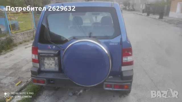 Митсубиши Паджеро Пинин, снимка 2 - Автомобили и джипове - 50113672