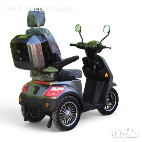 Електрическа триколка Maxmotors FM2 PRO 1800W/60V/25Ah Gray, снимка 3 - Мотоциклети и мототехника - 49434110