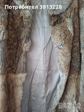 Кожено палто заешка кожа., снимка 3 - Палта, манта - 48624465